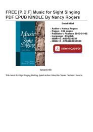 Music For Sight Singing Pdf